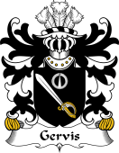 Welsh Coat of Arms for Gervis (of Ruthin, Denbighshire)