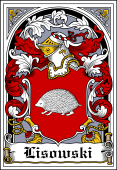 Polish Coat of Arms Bookplate for Lisowski