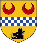 Scottish Family Shield for Clark (or Clerk)