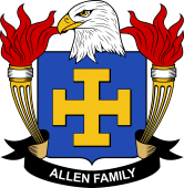 American Coat of Arms for Allen