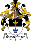 German Wappen Coat of Arms for Gundelfinger