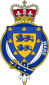 Families of Britain Coat of Arms Badge for: Ware (England)