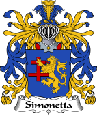Italian Coat of Arms for Simonetta