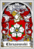 Polish Coat of Arms Bookplate for Chrzanowski