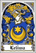 Polish Coat of Arms Bookplate for Leliwa