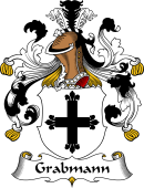 German Wappen Coat of Arms for Grabmann