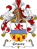 German Wappen Coat of Arms for Grawe