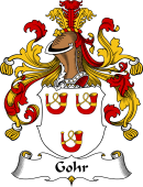 German Wappen Coat of Arms for Gohr