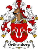German Wappen Coat of Arms for Grünenberg