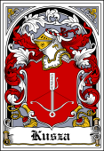 Polish Coat of Arms Bookplate for Kusza