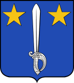 French Family Shield for Lavallée