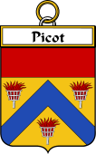 French Coat of Arms Badge for Picot
