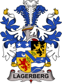 Swedish Coat of Arms for Lagerberg