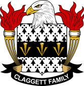 American Coat of Arms for Claggett