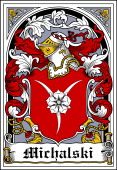 Polish Coat of Arms Bookplate for Michalski