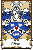 Scottish Coat of Arms Bookplate for Swan (Edinburgh)
