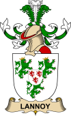 Republic of Austria Coat of Arms for Lannoy (de Tourcoing)