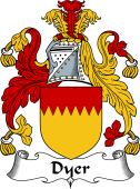 English Coat of Arms for Dyer
