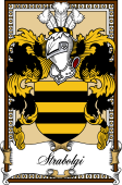 Scottish Coat of Arms Bookplate for Strabolgi