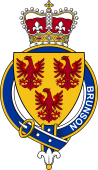 Families of Britain Coat of Arms Badge for: Brunson or Brunton (Scotland)