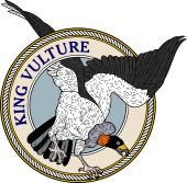 Birds of Prey Clipart image: King Vulture (Attacking)-M