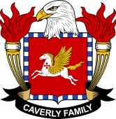 American Coat of Arms for Caverly