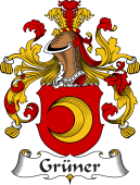 German Wappen Coat of Arms for Grüner