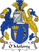 Irish Coat of Arms for O'Molony or Mullowney
