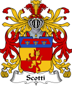 Italian Coat of Arms for Scotti