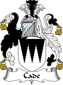 English Coat of Arms for the family Cade
