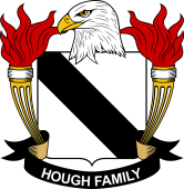 Coat of arms used by the Hough family in the United States of America
