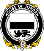 Irish Coat of Arms Badge for the JORDAN family