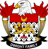Coat of arms used by the Dwight family in the United States of America