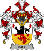 Irish Family Coat of Arms (v.25b) Daly or O'Daly