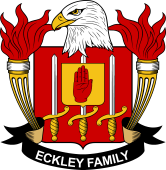 Coat of arms used by the Eckley family in the United States of America