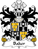 Welsh Coat of Arms for Baker (of Abergavenny)