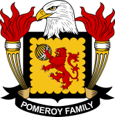 Coat of arms used by the Pomeroy family in the United States of America