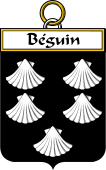 French Coat of Arms Badge for Béguin