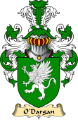 Irish Family Coat of Arms (v.23) for O'Dargan, MacDeargan