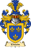 English Coat of Arms (v.23) for the family Unwin or Unwyn