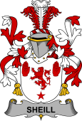 Irish Coat of Arms for Sheill or O'Sheil