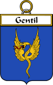 French Coat of Arms Badge for Gentil