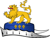 Family crest from Ireland for Beaumont (Viscount Beaumont)