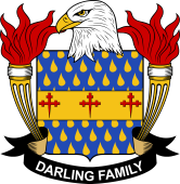 Coat of arms used by the Darling family in the United States of America