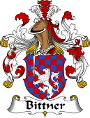 German Wappen Coat of Arms for Bittner