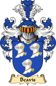 English Coat of Arms (v.23) for the family Beavis