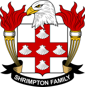 Coat of arms used by the Shrimpton family in the United States of America