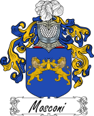 Araldica Italiana Coat of arms used by the Italian family Mosconi