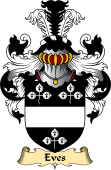 English Coat of Arms (v.23) for the family Eves
