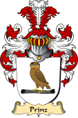 v.23 Coat of Family Arms from Germany for Prinz